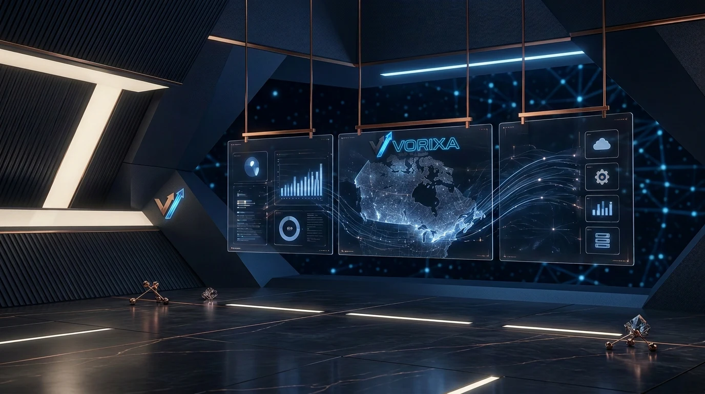 Centre technologique Vorixa reliant les données et les opérations au Canada